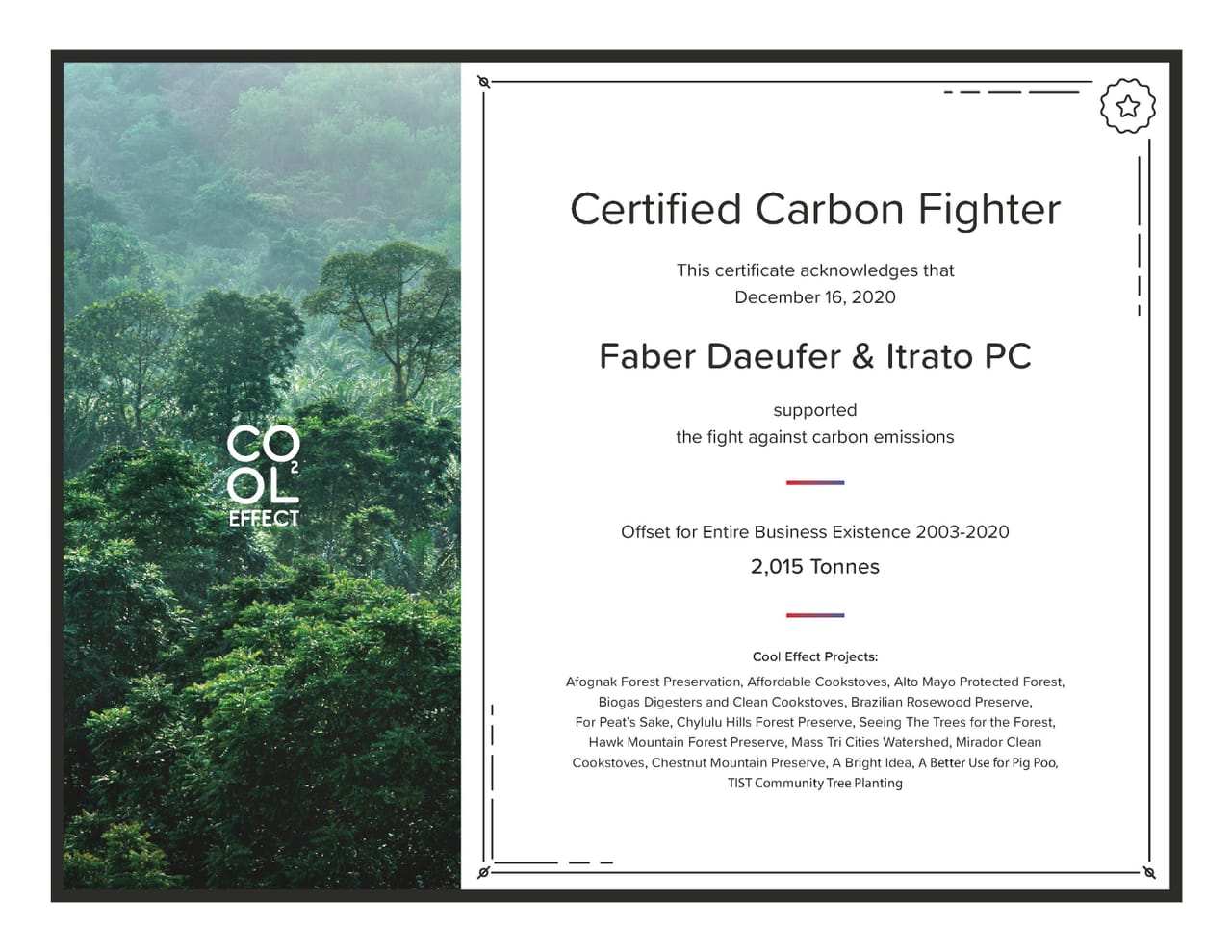 602d66fa949cdc633e514b96 COOL Certificate Faber Law 2020